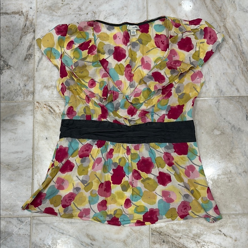 Odille Multicolor Floral Blouse